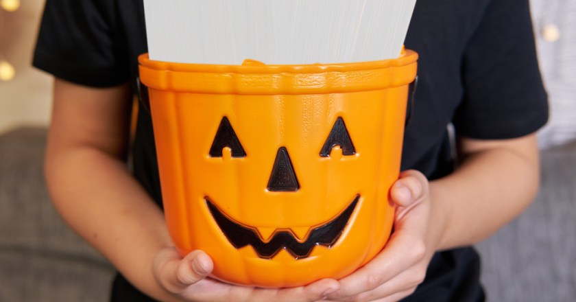 Parents Caught giving Out Protected Pine Trim samples to Kids for Halloween, Kids rejoice because that’s what they’ve always wanted!